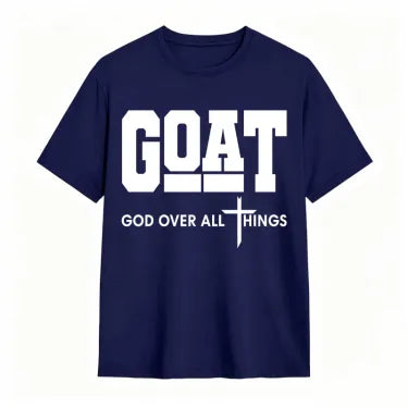 GOAT (“God Over All Things”) graphic T-shirt