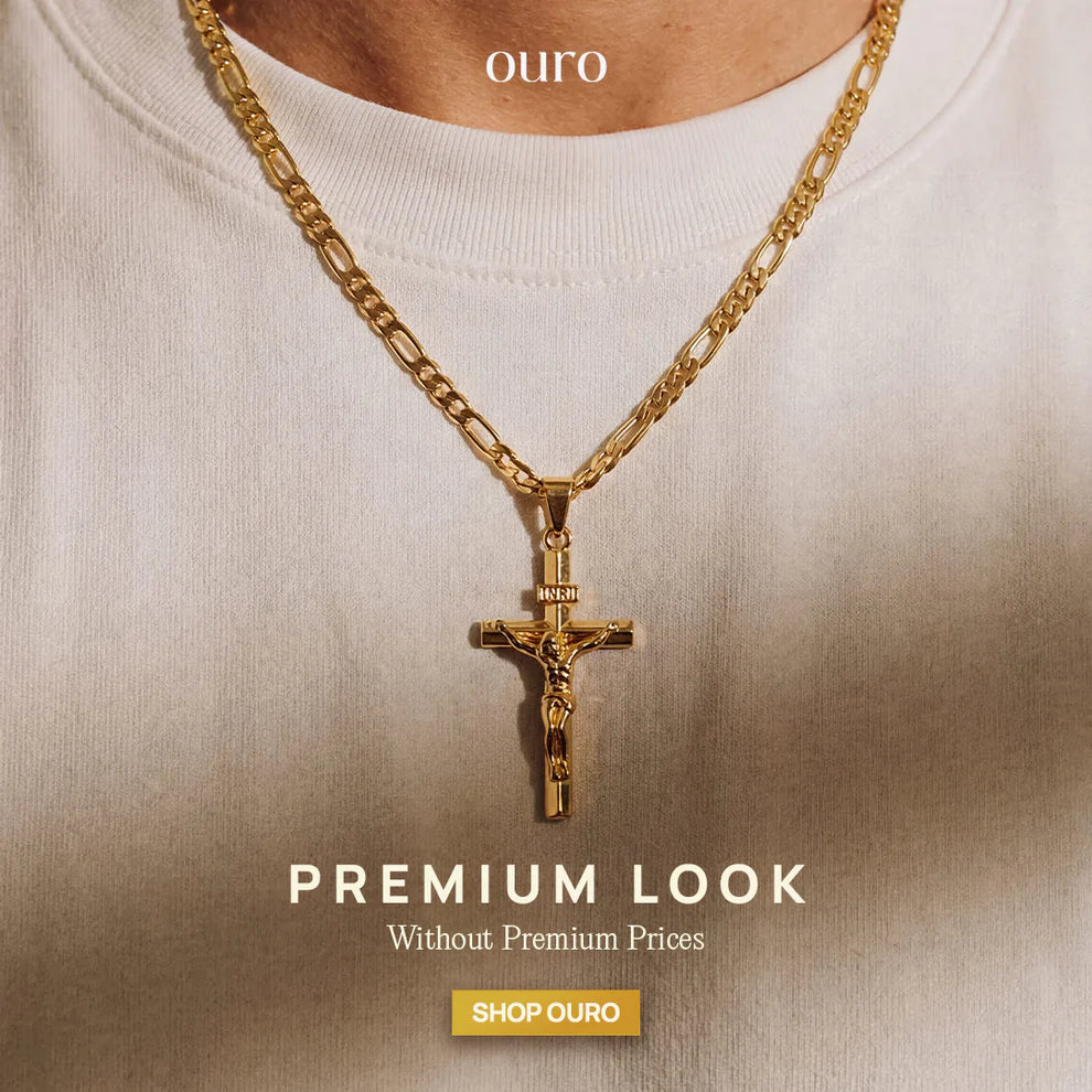 Faith in Yah™ 14K Gold-Plated Crucifix Chain