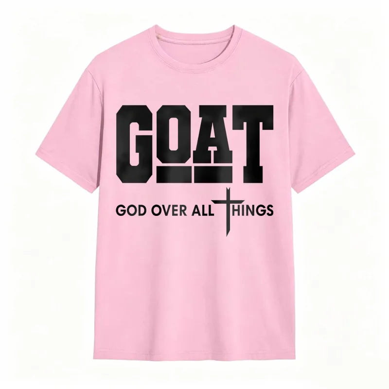 GOAT (“God Over All Things”) graphic T-shirt