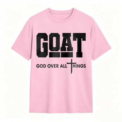 GOAT (“God Over All Things”) graphic T-shirt