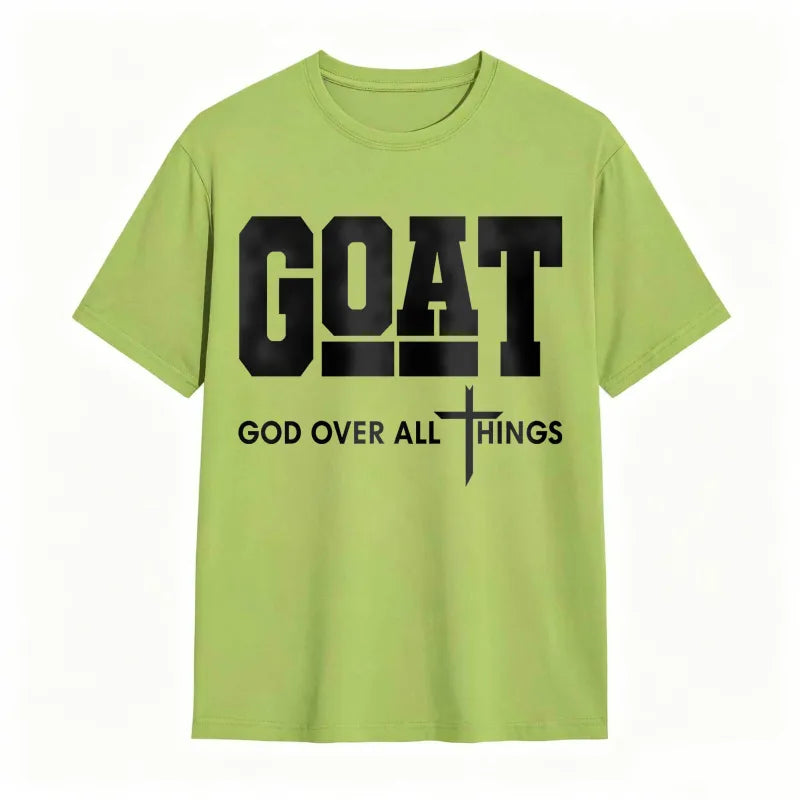 GOAT (“God Over All Things”) graphic T-shirt