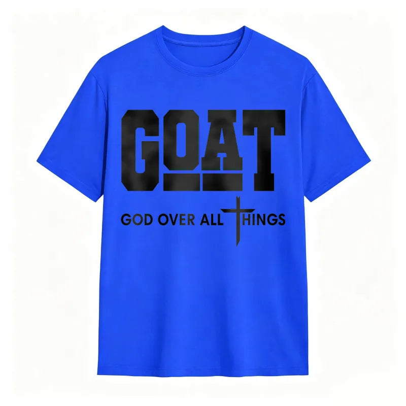 GOAT (“God Over All Things”) graphic T-shirt