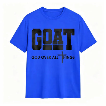 GOAT (“God Over All Things”) graphic T-shirt