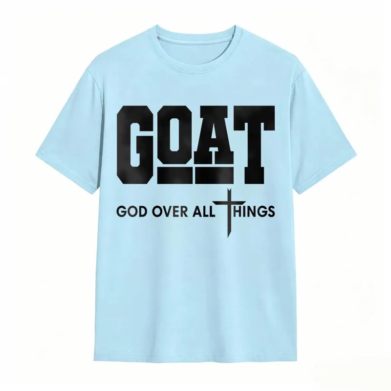 GOAT (“God Over All Things”) graphic T-shirt