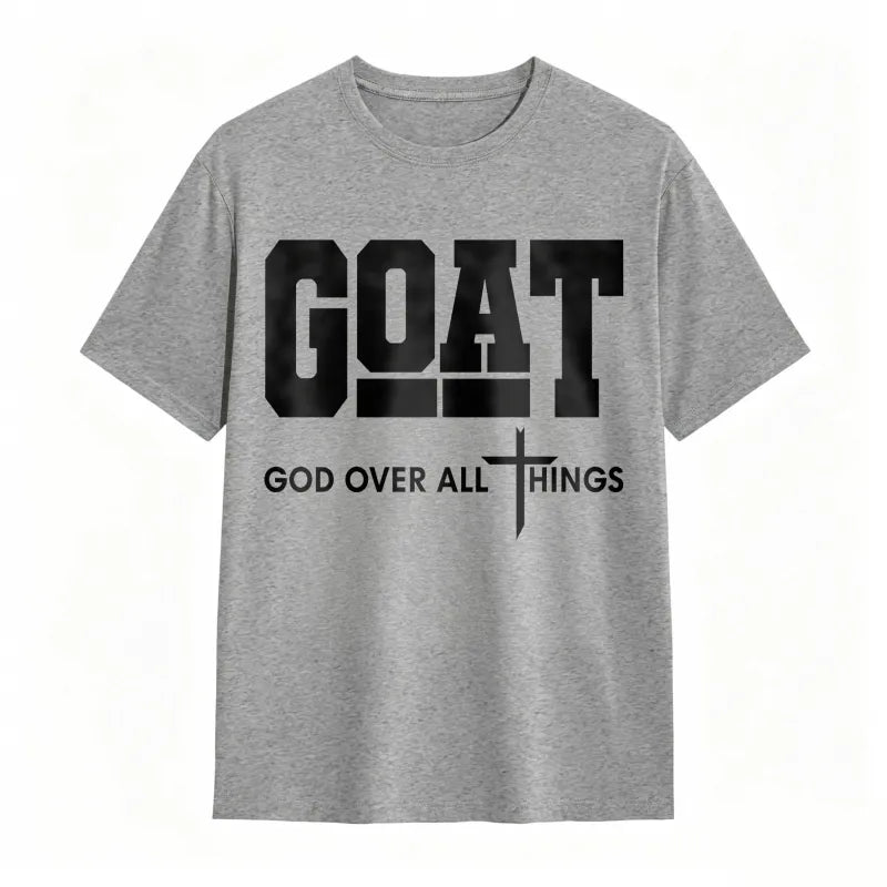 GOAT (“God Over All Things”) graphic T-shirt