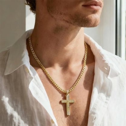 Faith in Yah™ 14K Gold-Plated Crucifix Chain