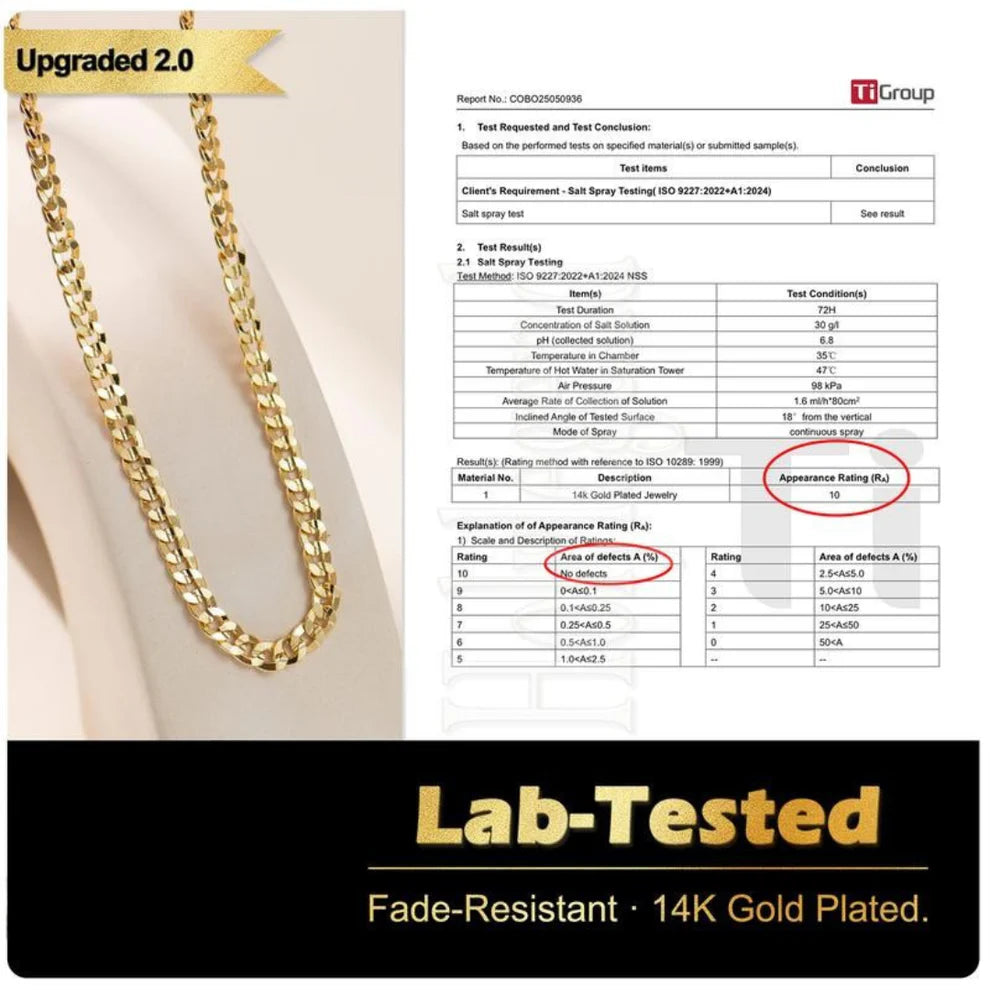 Faith in Yah™ 14K Gold-Plated Crucifix Chain