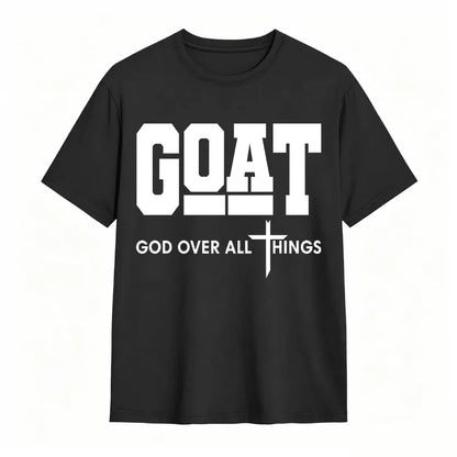 GOAT (“God Over All Things”) graphic T-shirt