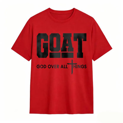 GOAT (“God Over All Things”) graphic T-shirt