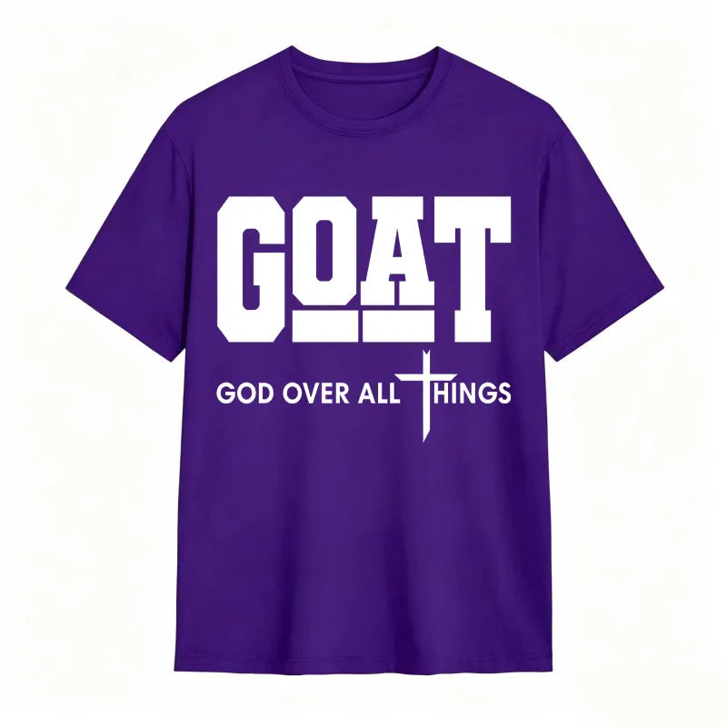 GOAT (“God Over All Things”) graphic T-shirt
