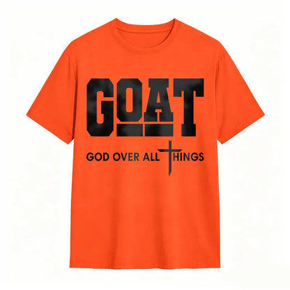 GOAT (“God Over All Things”) graphic T-shirt