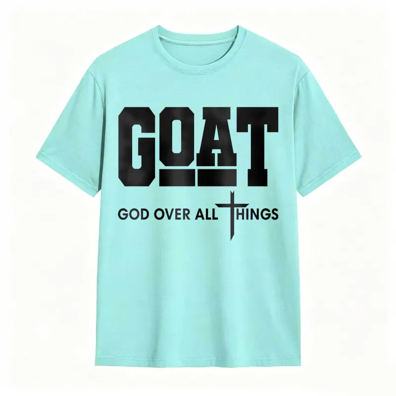 GOAT (“God Over All Things”) graphic T-shirt