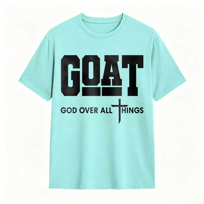 GOAT (“God Over All Things”) graphic T-shirt